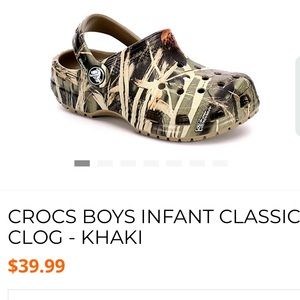 CROCS BOYS INFANT CLASSIC
CLOG - KHAKI